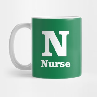 N For Nurse Phonetic Alphabet in Pandemic Mug